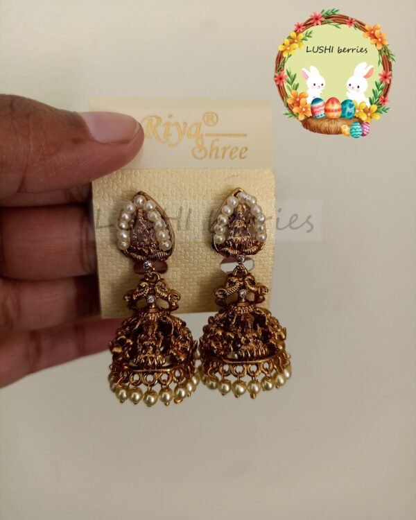 Lakshmi Pearl Jhumkas