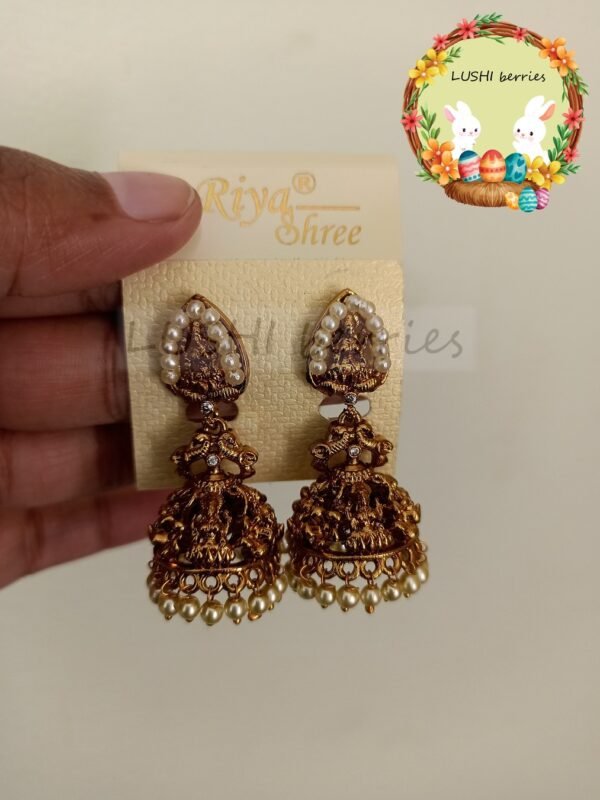 Lakshmi Pearl Jhumkas