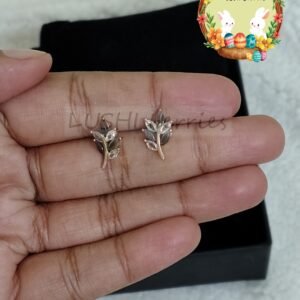 Leaf Sprig Studs 1