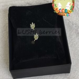 Leaf Sprig Studs 3