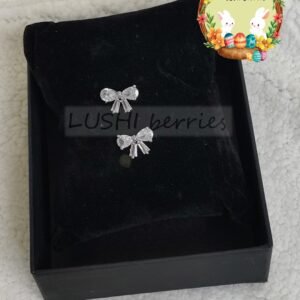 Crystal Bow Studs 1