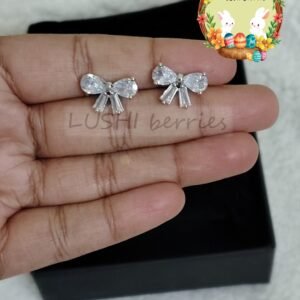 Crystal Bow Studs 2